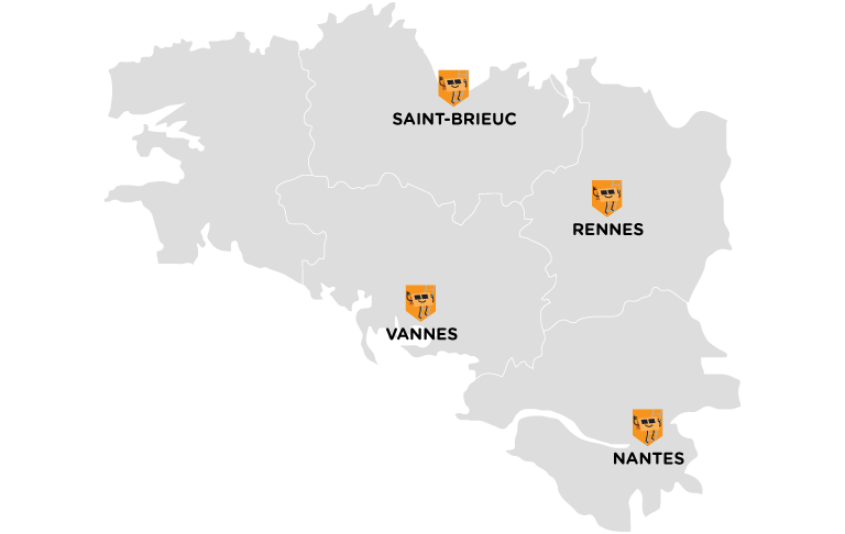 Panneaux solaires photovoltaïques à Saint Brieuc, Rennes, Nantes et Vannes